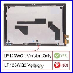 12.3 LCD Screen Display Assembly for Surface Pro 7 1866 Model LP123WQ1 SP A1