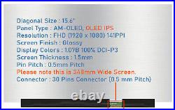 ATNA56YX03 Fits ASUS Vivobook Pro 15 M3500Q 15.6 OLED IPS FHD Screen Display