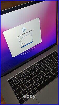Apple MacBook Pro 16 Screen touch Bar Intel i7 16GB 512GB SSD