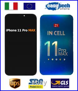 DISPLAY LCD Schermo Vetro Per iPhone 11 Pro MAX Originale ZY Touch Screen NERO
