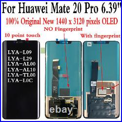 For Huawei Mate 20 Pro LYA-L09 L29 AL00 AL10 TL00 L0C LCD Display Touch Screen