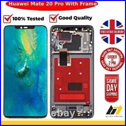 For Huawei Mate 20 Pro OLED Replacement LCD Screen Touch Display + With Frame UK