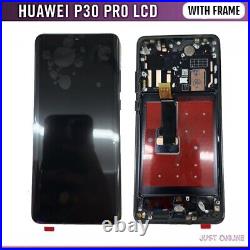 For Huawei P30 Pro LCD BLACK With Frame Original Screen Touch Display Assembly