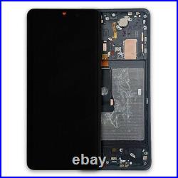 For Huawei P30 Pro VOG-L09 Black LCD Screen Replacement Display Frame