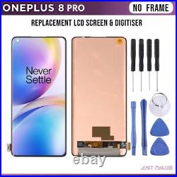 For OnePlus 8 Pro LCD Original Screen Touch Display Black No Frame Assembly UK