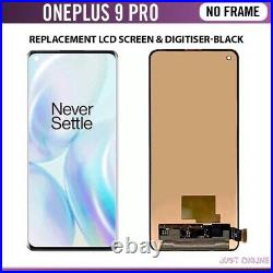 For OnePlus 9 Pro OLED Screen Touch Display No Frame Replacement Digitizer Black