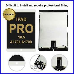 For iPad Pro 10.5 2017 A1701 A1709 LCD Display Touch Screen Glass Digitizer WHT