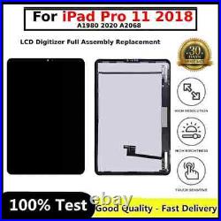 For iPad Pro 11 2018 A1980 2020 A2068 LCD Display Digitizer Screen Replacement