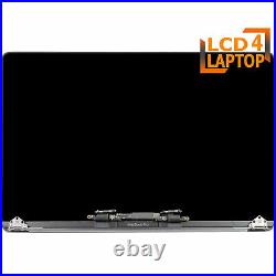 Full LCD Screen Display Assembly Space for Apple MacBook Pro 15 A1990 2018 Gray