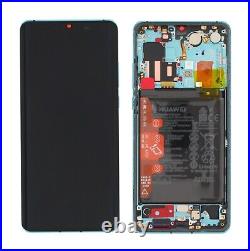 Genuine Huawei P30 Pro Service Pack LCD Screen Display Assembly Aurora Blue