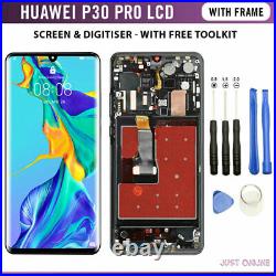 Genuine Huawei P30 Pro With Frame OLED LCD Screen Touch Display Fingerprint UK