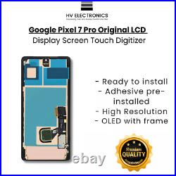 Google Pixel 7 Pro Original Screen Display Screen Touch Digitizer + Frame