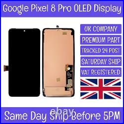 Google Pixel 8 Pro OLED LCD Display Screen Touch Digitizer+Frame Bezel+Adhesive