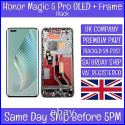 Honor Magic 5 Pro PGT-AN10/PGT-N19 Replacement OLED LCD Screen Display + Frame