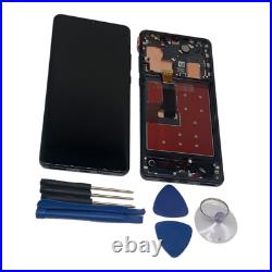 Huawei P30 Pro LCD Display Screen Fingerprint With Frame & Back Cover Black