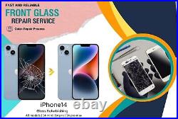 IPhone 12 13 14 15 Cracked LCD Display Screen Repair Top Glass Replacement