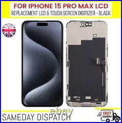 IPhone 15 Pro Max LCD Screen Replacement High-Quality Display Touch Screen Black