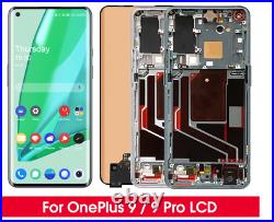 LCD Display Touch Screen Digitizer Frame For OnePlus 9 /9 Pro /9R / 9RT 5G / Lot