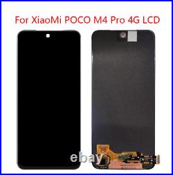 LCD Display Touch Screen Panel Replacement Black For Xiaomi Poco M4 Pro 4G