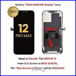 LCD For iPhone 12 Pro Max Display Touch Screen Digitizer Replacement No Move IC