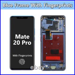 LCD Touch Screen Digitizer for Huawei Mate 20 Pro Frame Display Replacement Part