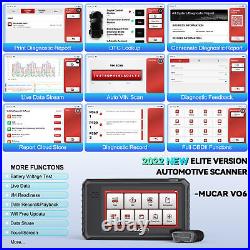 MUCAR VO6 OBD2 Scanner Full System Car Diagnostic Reset Tool ECU Coding TPMS UK