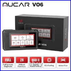 MUCAR VO6 Professional Car OBD2 Scanner All System Diagnostic Tool ECU Coding