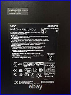 NEC MultiSync X841UHD-2 84 inch 4K UHD Professional Large Format Display Screen