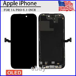 OEM Fix iPhone 14 Pro OLED Display LCD Touch Screen Digitizer Frame Replacement