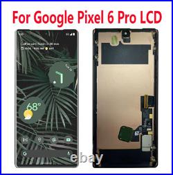 OEM For Google Pixel 6 Pro LCD Display Touch Screen Digitizer Replacement +Frame