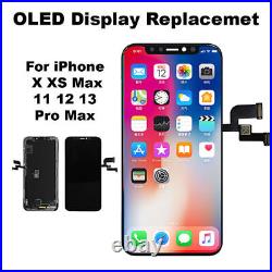 OLED Display Replacement Screen Assembly For iPhone X XS 11 12 13 Pro Max Mini