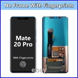 OLED LCD Touch Screen Digitizer for Huawei Mate 20 Pro Frame Display Repair Part