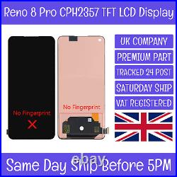 Oppo Reno8 Pro CPH2357 Incell LCD Screen Display Touch Digitizer Replacement
