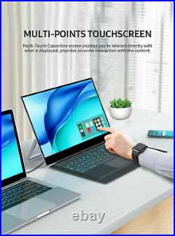 Portable Monitor 15.6 4K Touch Screen 38402160 UHD IPS Display for PC Lapdock